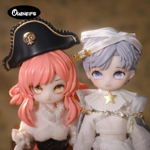 Muñeca Oueneifs 1/8 BJD estilo guerrero marino miniatura 5