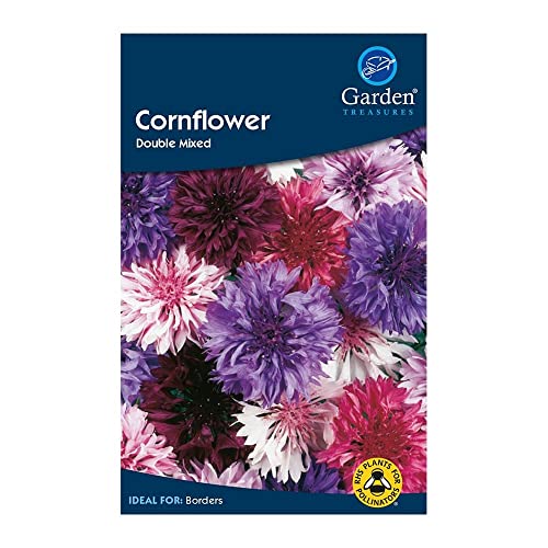 Garden Treasures Cornflower Double Mixed Seeds Grow Your Own Flowers