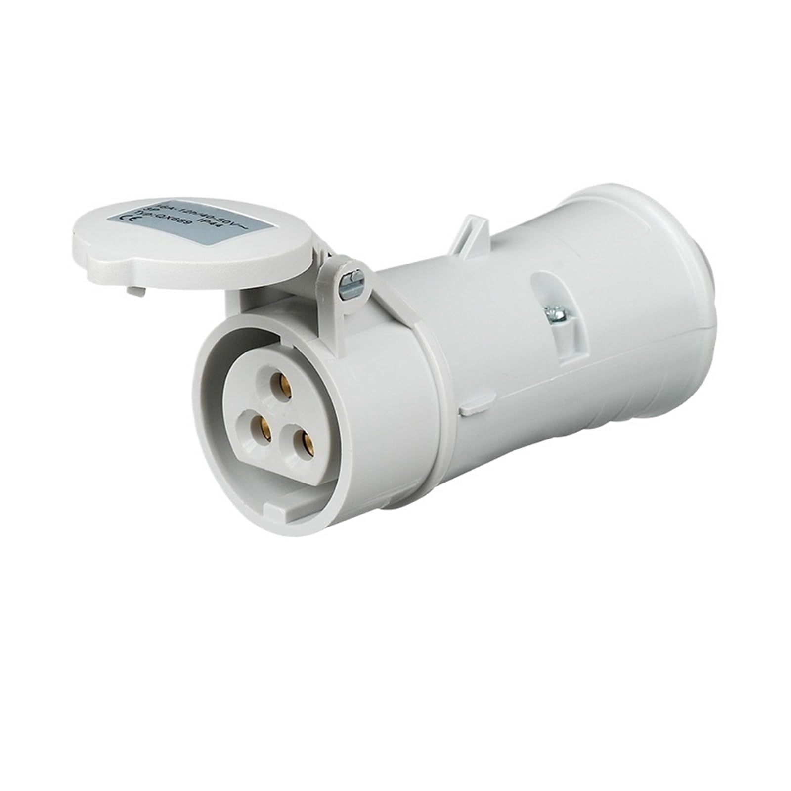 Enchufe de 2 núcleos resistente al agua y polvo con conector 3P16A40 50V