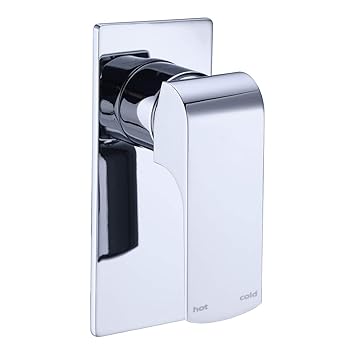 ZUKKI Wall Mount Shower Mixer Water Mixer Valve and Trim Kit, Shower Faucet Valve Bathroom Faucet Valve Trim (Sigle Function Shower Valve 2314-09)