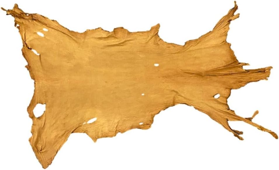 A Grade Deerskin Large Leather Hides - 2-3 oz (7-9 SqFt, Saddle)