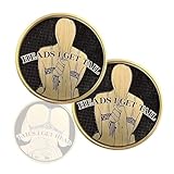 2PCS Heads and Tails Coin - Lucky Decision Token - Sexy Woman Coins - Funny Adult Challenge Coin - Prank Gift for Men & Women - Fun Collectible for Coins Collectors