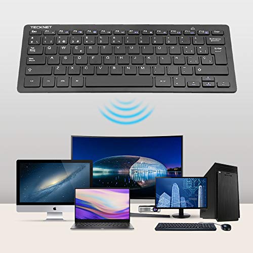 Clavier sans Fil Bluetooth TECKNET pour télétravail sur iPad et Windows