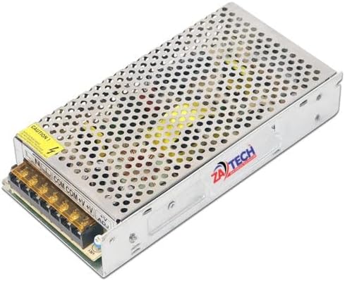 Switch Mode Power Supply 12V 10A, AC to DC Converter with Overload and Over Voltage Protection, Model ZA-PS-10A