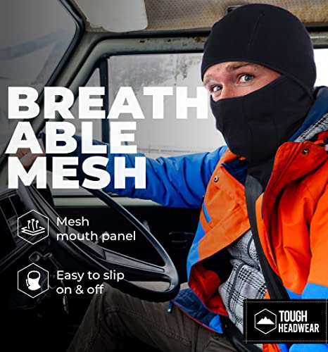 Full Face Mask For Cold Weather For Men - Work Balaclava Winter Head Cover, Face Mask For Construction Workers - Motorcycle & Construction Head Gear #TOP4