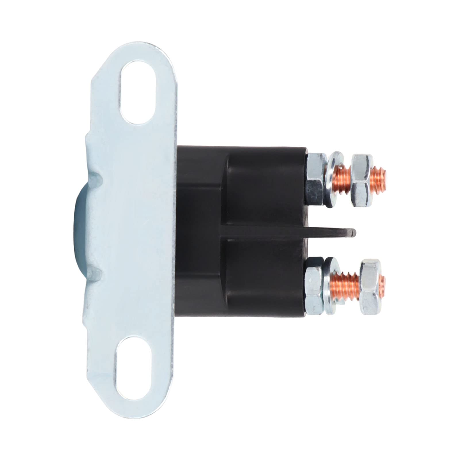 Solénoïde de démarreur pour 725 04439B, solénoïde de démarreur pour Tracteur de pelouse, 12 V CC, solénoïde en Aluminium et ABS avec vis de Fixation de 6,35 mm, pièce de