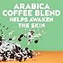 OGX Smoothing + Coconut Coffee Exfoliating Body Scrub with Arabica Coffee & Coconut Oil, Moisturizing Body Wash for Dry Skin, Paraben-Free with Sulfate-Free Surfactants, 19.5 Fl Oz