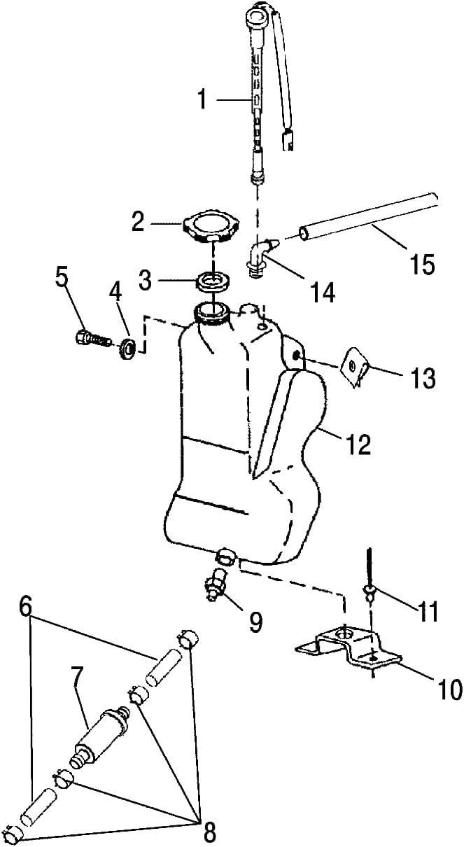 Polaris 5451930 TANK-OIL DRILLED