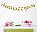 FECEDY Gold Glitter Cheers to 60 Years Banner for 60th Birthday Party