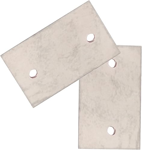 Miniatura 10 de Fielect 500 piezas de cubierta de guía de ondas de microondas, hojas de placas de mica de 1.535 x 0.945 x 0.005 in, parte de reparación de horno de