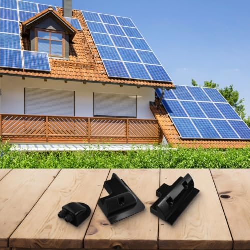 Soportes de panel solar de ABS de alta densidad con pasacables protector de intemperie 7