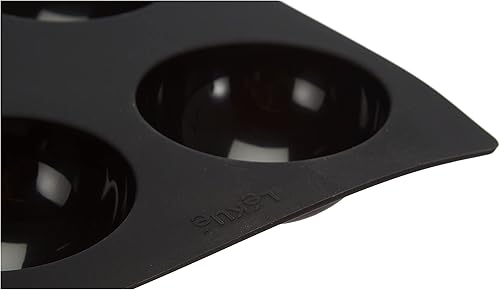 Miniatura 3 de Lékué - Molde de semiesfera gourmet de 6 cavidades, color negro