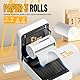 Nelko Original Self-Adhesive Thermal Printer Sticker, 54 mm x 3.5 m, 3 Rolls, White, BPA Free, Compatible with Nelko PM230 Mini Sticker Printer