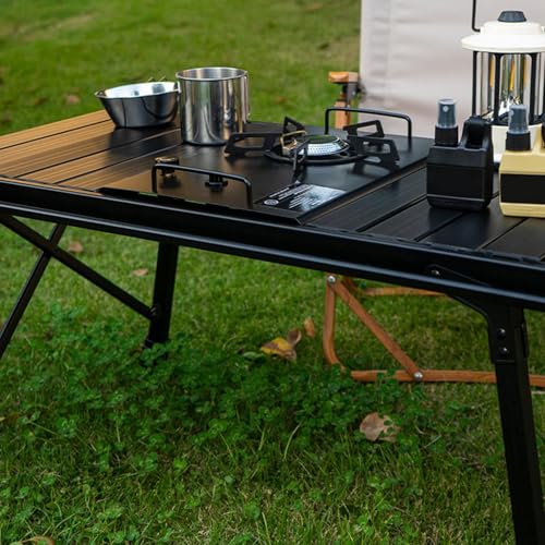 Table pliable d'extérieur légère et réglable en aluminium robuste - 3
