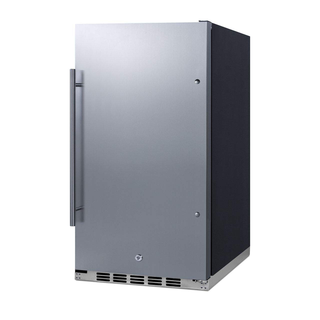 Summit Appliance FF195H34 3.1 cu ft Compact Fridge Stainless Steel