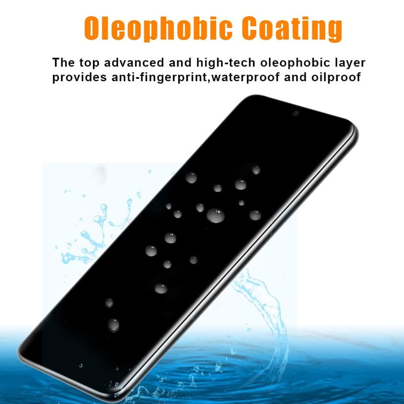 Image of Tempered Glass Screen Protector For Samsung Galaxy S23 5G Privacy Anti Spy with Edge to Edge Coverage and Fingerprint Working.