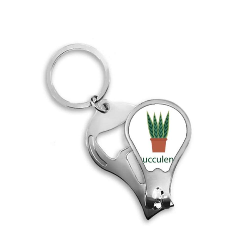 Succulentes vert Coupe-ongles Cactus avec lames de précision pour manucure nette