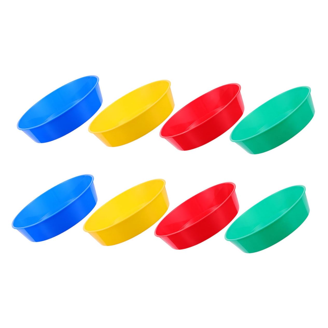 ARTIBETTER 1set Paint Pallets Pigment Mixing Plates Gouache Washable Bowl Tray Palette Watercolor Painting Crafts Art Paint Color Mixers Paint Mixing Container Color Pallet Plastic 8pcs