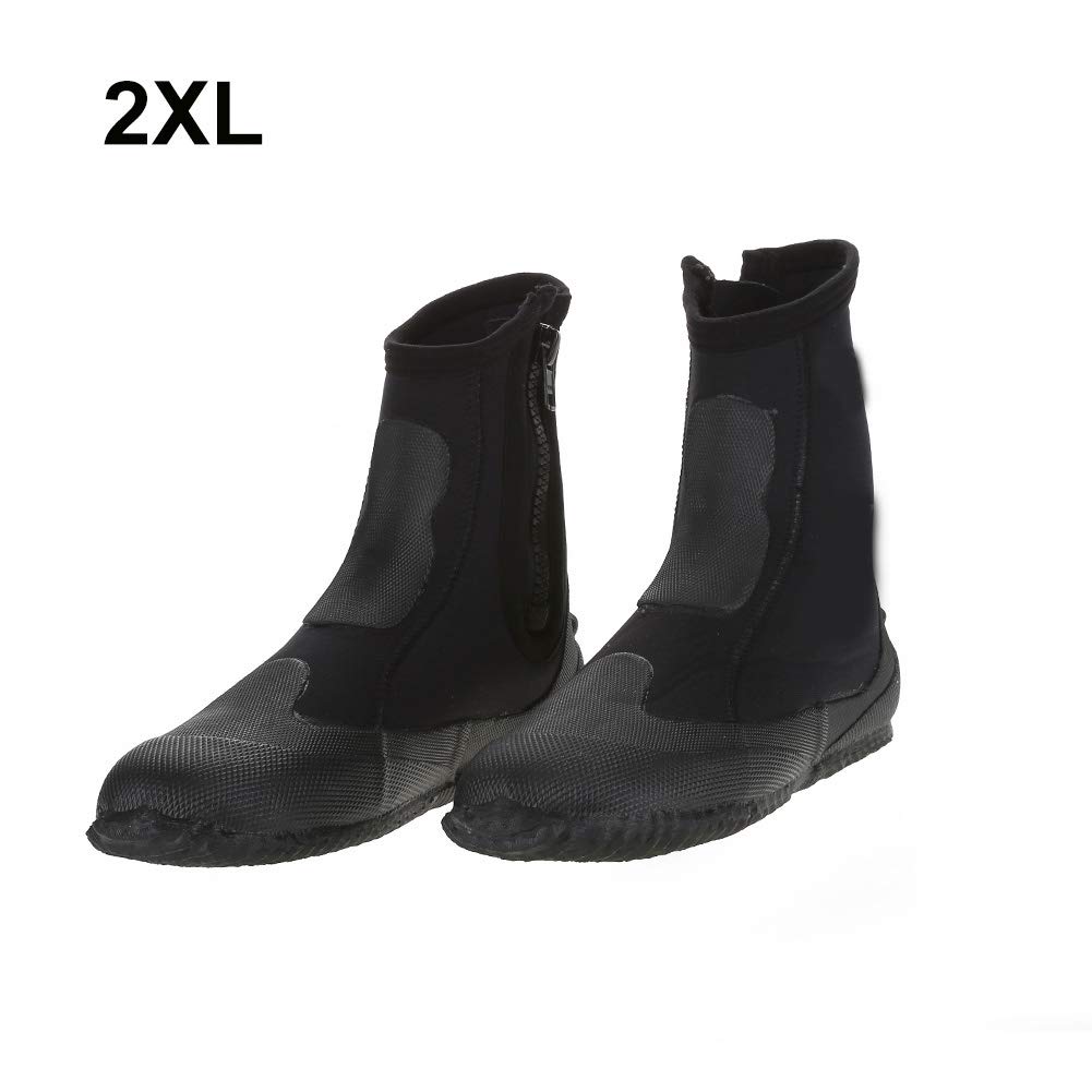 RiToEasysports KEEP DIVING 5 Mm Neoprenowe Buty do Wody Wygodne Buty do Nurkowania Snorkelingu i Pływania Rozmiar M-2XL Czarny 1 para