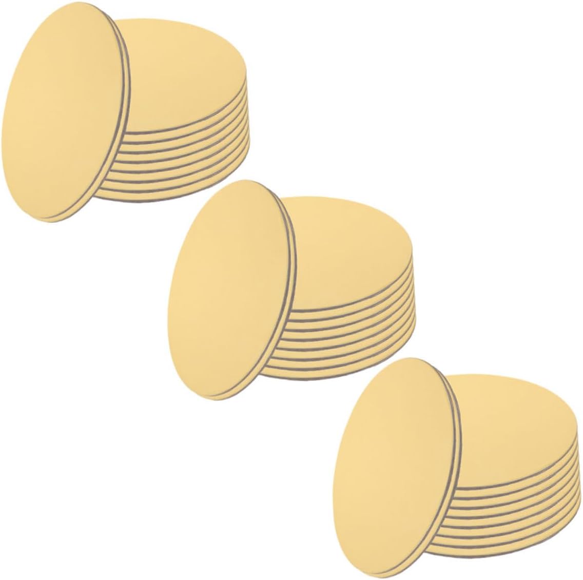 PRETYZOOM 60pcs Round Cake Boards Thick Cake Drums for Birthday and Baking Easy to Clean and Food-safe for Party Supplies