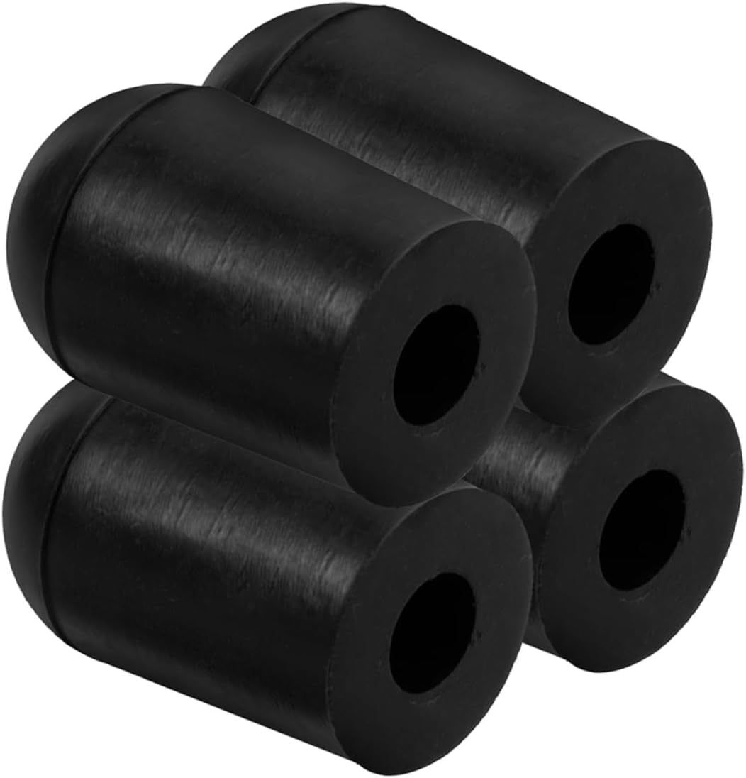 4pcs Double Bass Endpin Pad Covers Leather Pads for Bass Endpin Protector Stopper Replacement
