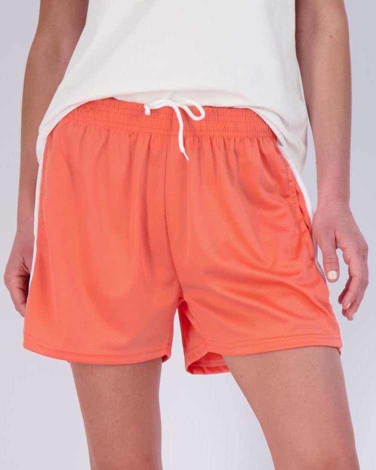 Real Essentials 4 Pack: Womens Active Athletic Performance Mesh Shorts with Pockets (Available in Plus Size) - Image 3