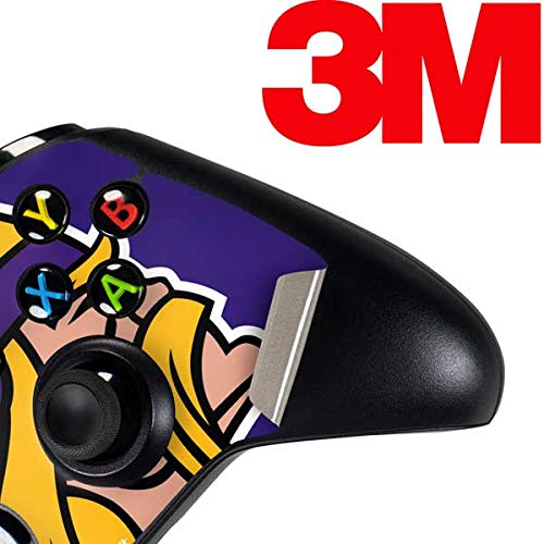 Skinit Decal Gaming Skin Compatible with Xbox One Controller - Officially Licensed NFL Minnesota Vikings Retro Logo Design
