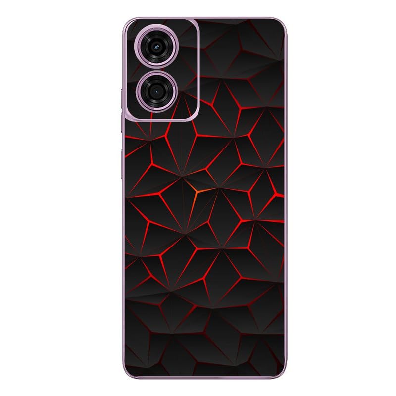Image of FCS Printed Designer Vinyl Mobile Back Skin Sticker for Motorola Moto G Play (2024) | Protects Against Dust, Precision-Fit, Vinyl, Bubble-Free Installation- (AA-16)