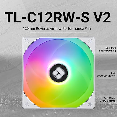 Thermalright TL-C12RW-S V2 CPU Fan 120mm Case Cooler - Image 2