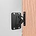 Acier inoxydable Verrous Noir pour portes et loquets pour Porte de grange coulissante -- Stainless Steel Lock for Sliding Barn Wood Door