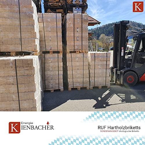 Holzbriketts Energie Kienbacher 1000 kg Palette mit 100 Beuteln à 10 kg