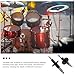 Beaupretty Reliable Plastic Drum Cymbal Sleeves with Screws Percussion Accessories Set for Drum Kits Easy to Install Stand Holder Replacement for Enhanced Stability and Uninterrupted Play