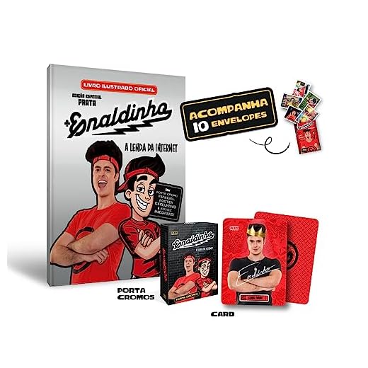 Álbum Oficial do Enaldinho em Capa Dura: Edição Especial Prata + Brindes Exclusivos