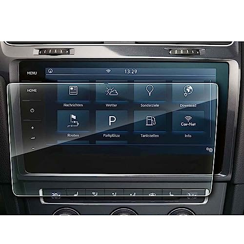 Verre trempé de navigation 9,2 pouces antichoc et anti-traces pour VW Tiguan II Discover Pro