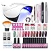 Produktbild Saint-Acior UV Gel Nagellack Set 36W UV+ LED Nagellampe Starterset 12x Gel Lacken für UV Nageldesign Gelnägel Nagelset uv Gel Lacken Set