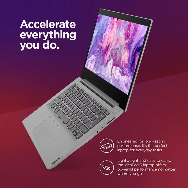 Miniatura 5 de Lenovo IdeaPad 3i 2023 - Laptop FHD de 14 pulgadas, 20 GB de RAM, 1 TB PCIe, procesador Intel Core i3 de 11. generación (hasta 4.10 GHz), HDMI,
