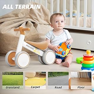 KORIMEFA Baby Balance Bike, Toys for 1 Year Old Boys Girls, Toddler Bike 10-24 Months, 1st 2nd Birthday Gift Age 1 2 Child First Bike Infant Baby Walker Ride On Toys