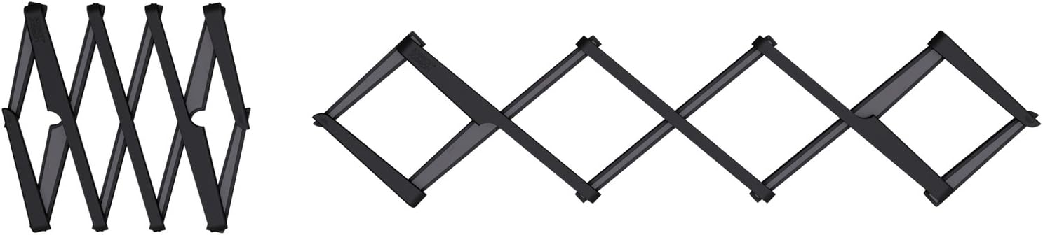 Joseph Joseph Stretch Expandable Silicone Trivet, Black