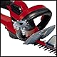 Einhell Elektro-Heckenschere GC-EH 6055/1 (600 W, 2.800 Schnitte/Min., Schnittgutsammler, Kabelzugentlastung, Zusatzhandgriff, Softgrip, Zweihand-Sicherheitsschalter)