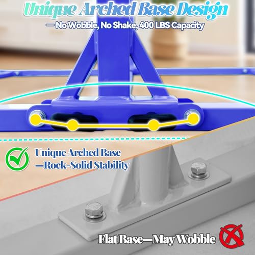 Image of Seliyoo Foldable Gymnastics Bar for Kids Teens Ages 3-18, 5FT /6FT Kip Training Bar -Sturdy Base for Home Training,Adjustable Height 35 inch to 59 inch for, 400 LBS Capacity,Anti-Slip Base & Easy Assembly