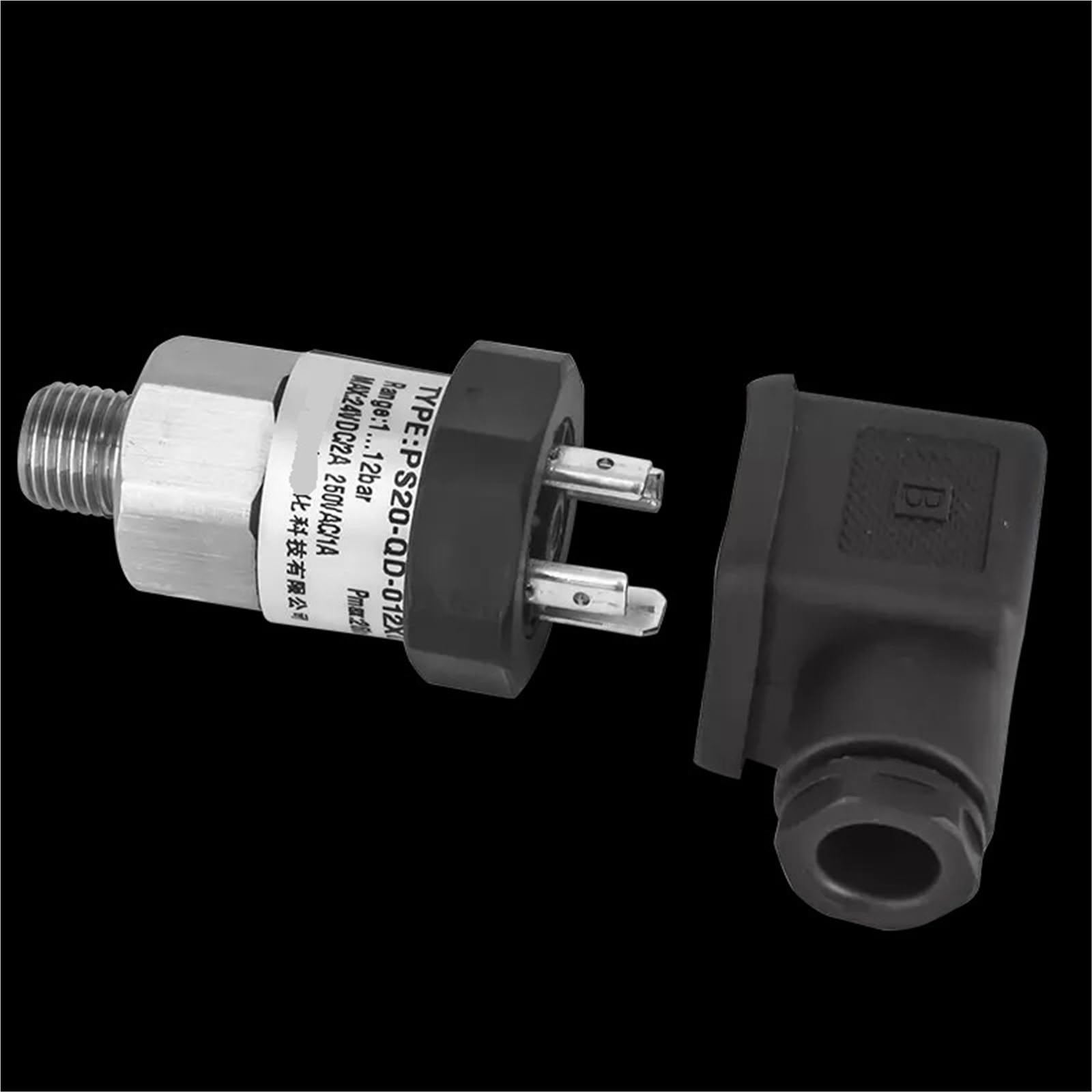 Interruptor de presión ajustable mecánico neumático hidráulico aceite agua diafragma pistón Control 1-12bar 1 Uds(G1-4 thread,5-50bar)