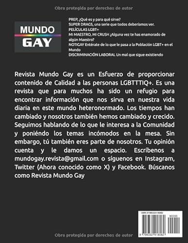 REVISTA MUNDO GAY MAYO 2024 (Spanish Edition)
