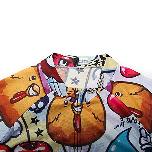 MOXILYN Men's Quick-Dry Cycling Jersey Set Road Bike Bicycle Shirt + Bib Pants with 9D Gel Padded MTB Riding Clothing kit