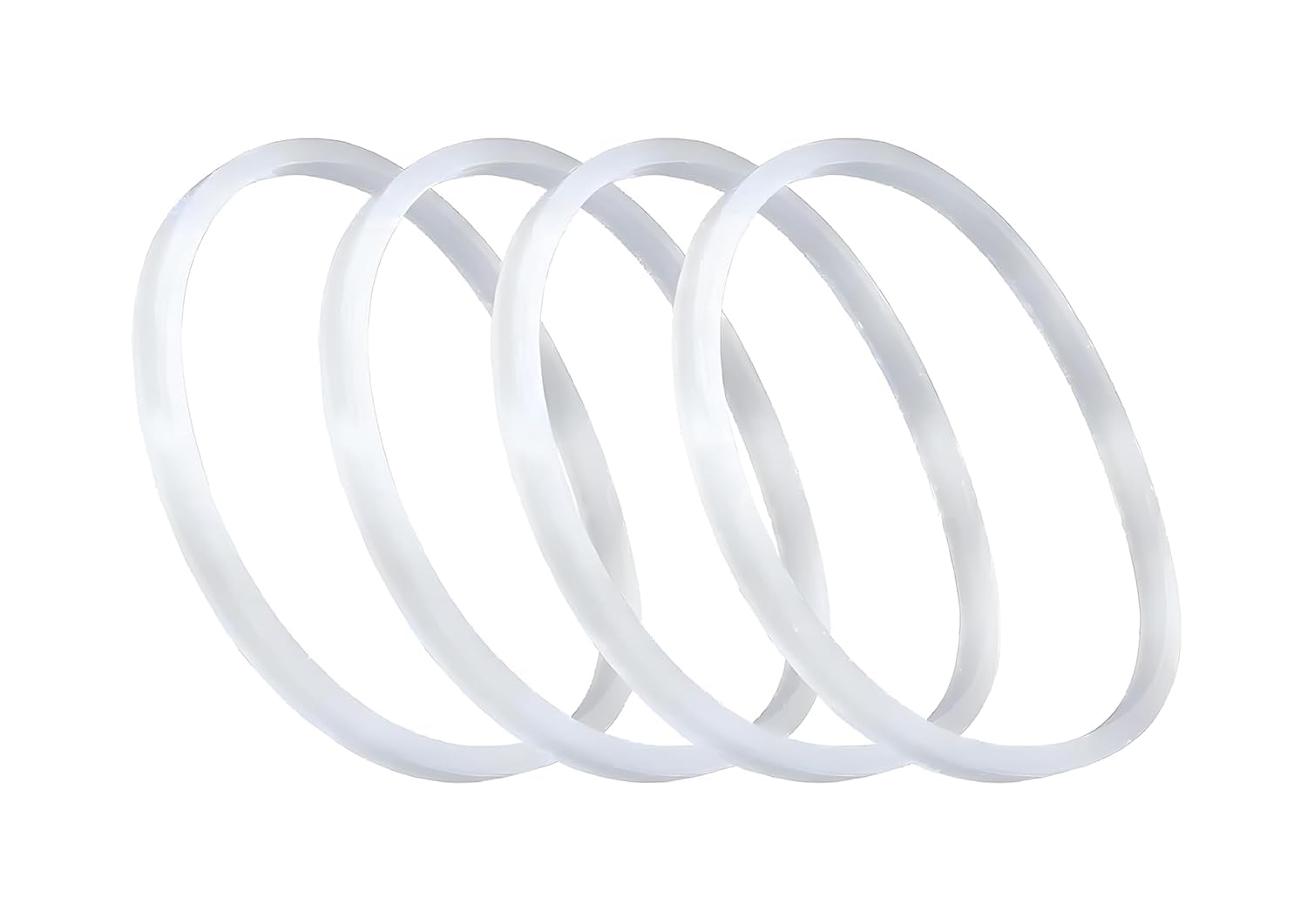 Blender Jar Base Rings Suitable for "Magic Bullet WONDERCHEF" Nutri-Blenders, 4 Units White, Silicon-image-31
