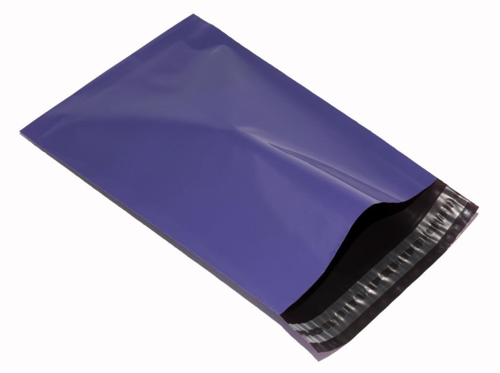 1000 x fioletowe plastikowe foliowe torby do wysyłki Rozmiar kopert 10 x 14 250 x 350 mm (40 mm LIP) DVD pocztowa bezpłatna szybka wysyłka