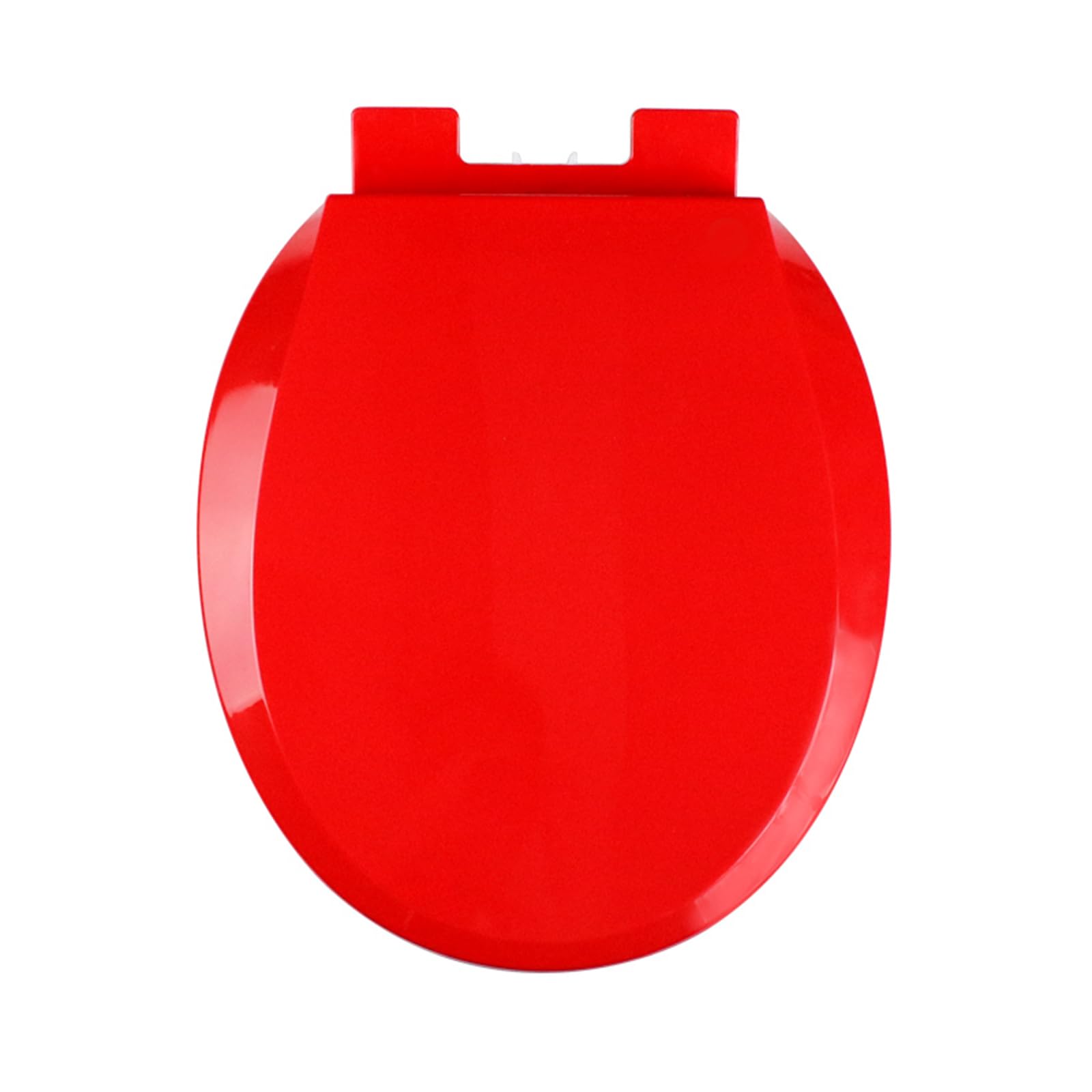 Dxpsxjl Red Colo Round Soft Close Toilet Seat - Quick Release, Easy Cleaning, Standard Fixing, Adjustable Hinges, 36X41cm, Orange, Quick, Seat, Soft, Round, Close, Release, Toilet, Colo