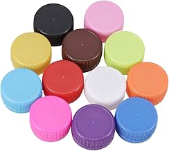 SUPVOX 200pcs Colorful Plastic Bottle Caps Bottle Tops Kids Craft Bottle Covers Spring Water Bottle DIY Caps for Craft Scrapbook Children Intelligence Development (Mixed Color)