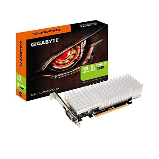 GIGABYTE GeForce GT 1030 GV-N1030SL-2GL Silent Low Profile 2G