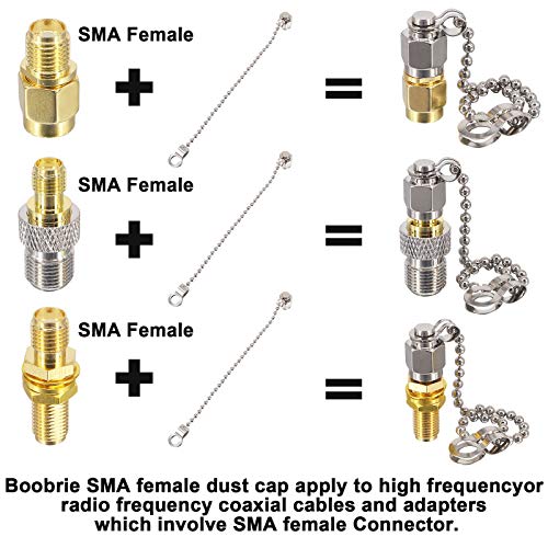 Cubierta protectora para conector RF SMA con cadena pack x2 miniatura 5