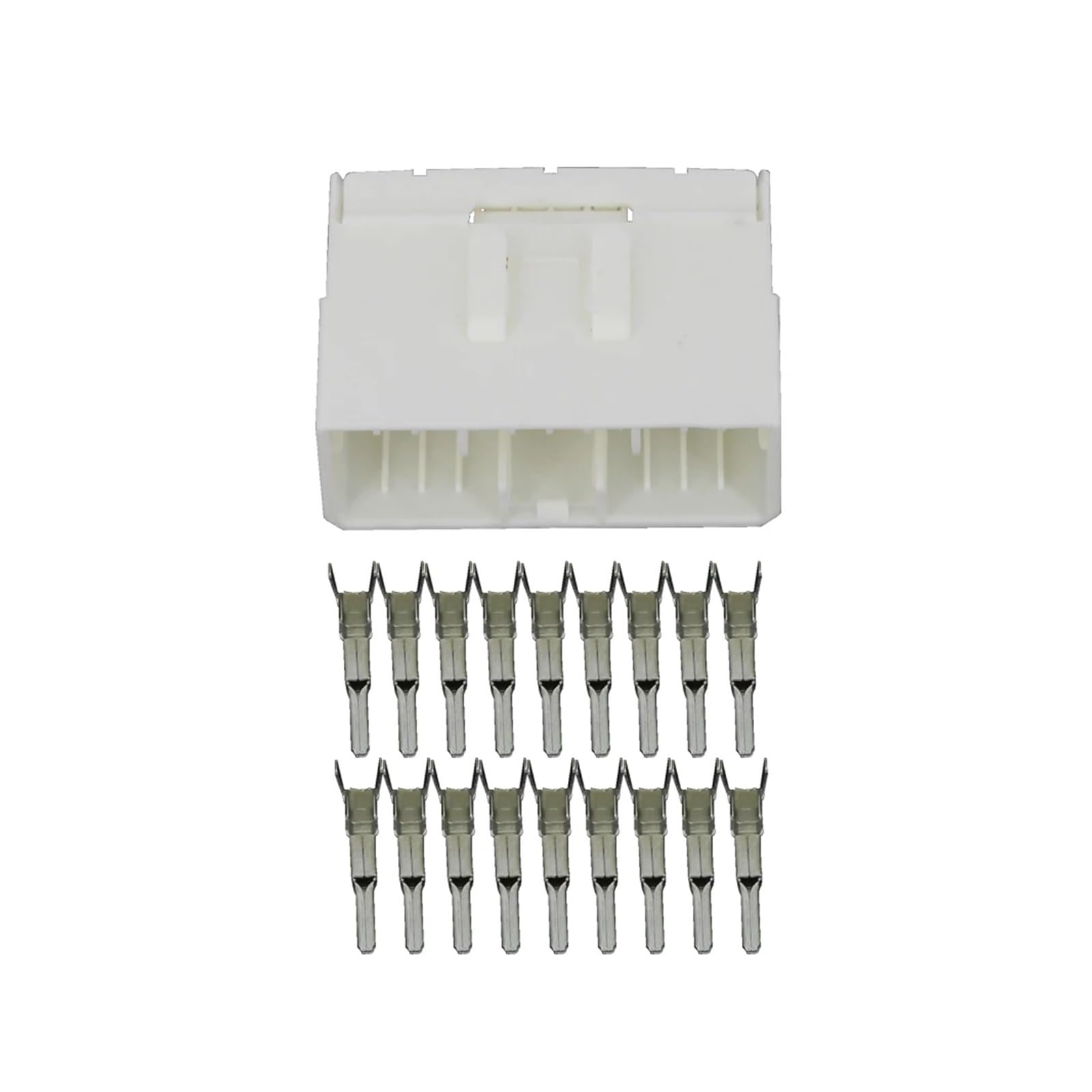 Conector de 18 pines automoción blanco con funda y terminal DJ7181-1.8 de 5 conjuntos